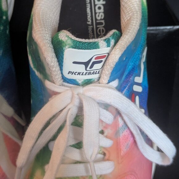 Fila Axilus Tie Dye Energized Tennis/Pickleball Women' Athletic Shoes - Picture 3 of 8